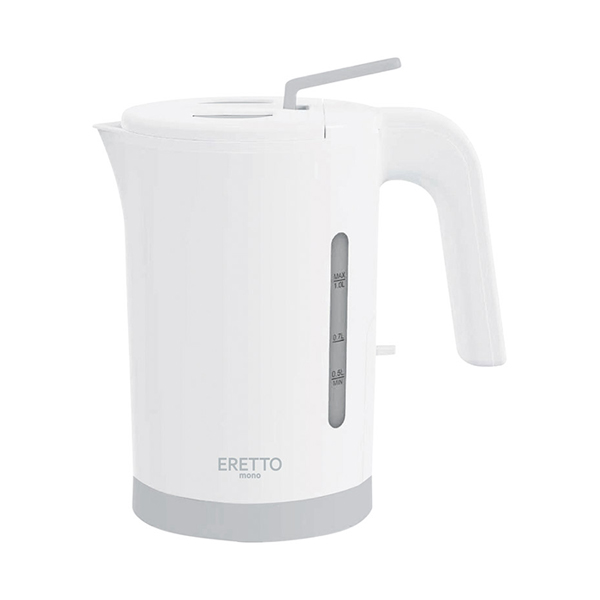 ERETTO mono 倒れてもこぼれにくい電気ケトル1l