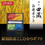 【送料無料】初代田蔵 新潟の極み 特選新潟県産こしひかりギフト（4個入）