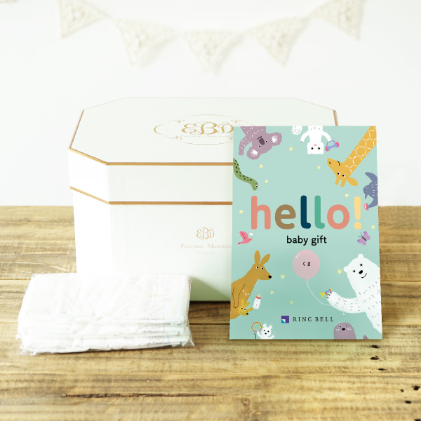 hello! baby gift（10800円コース）カタログギフト　おむつボックスセット