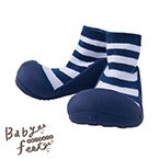 Babyfeet　カジュアルネイビー(トレーニングソックスシューズ)