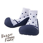 Babyfeet　フォーマルネイビー(トレーニングソックスシューズ)