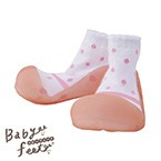 Babyfeet　フォーマルピンク(トレーニングソックスシューズ)