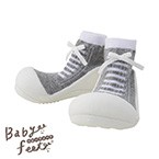 Babyfeet　スニーカーズグレー(トレーニングソックスシューズ)