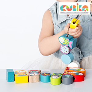 【CUBIKA キュビカ】Fishes Lacing toy（フィッシズレーシングトイ）