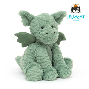 【jellycat ジェリーキャット】ファドルウードル ドラゴンM