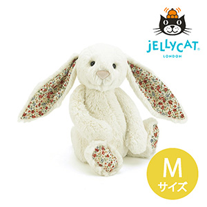 【jellycat ジェリーキャット】ブロッサム クリームバニー M