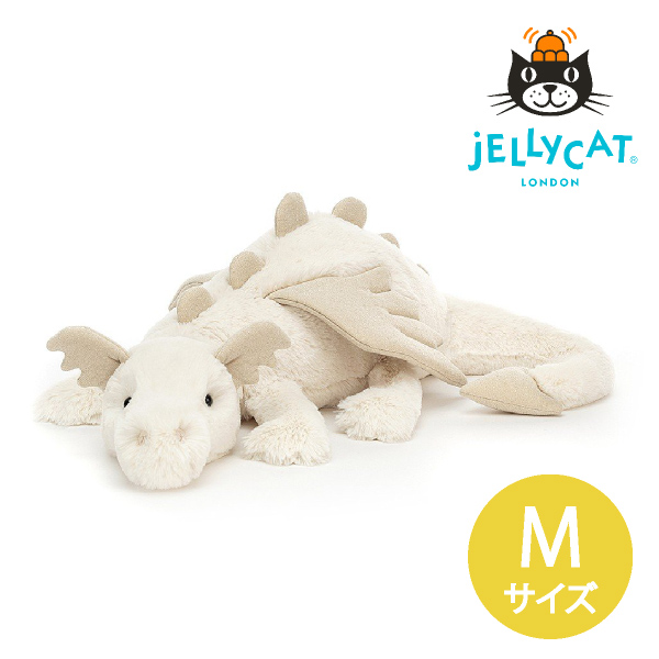 【jellycat ジェリーキャット】スノー ドラゴン M　送料無料