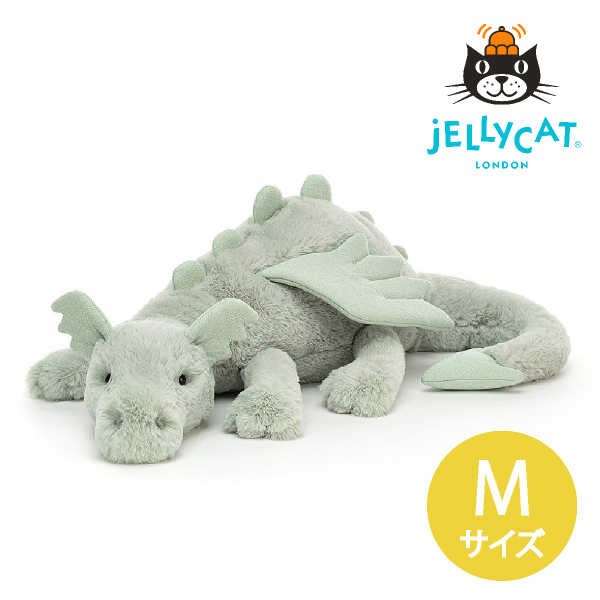 【jellycat ジェリーキャット】セージ ドラゴン M　送料無料