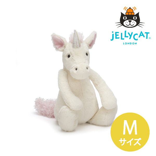 【jellycat ジェリーキャット】バシュフル ユニコーン M