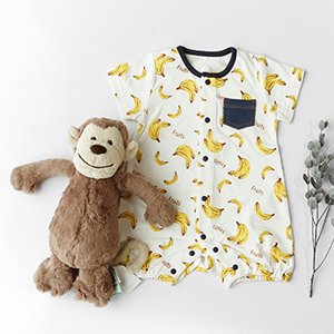 【Jellycat ジェリーキャット】バシュフルモンキー M　お出掛けギフトセット　送料無料