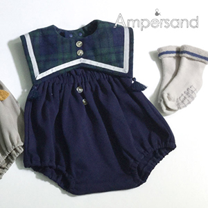 【ampersand】男の子ベビーギフトセット（ネイビーブルー）