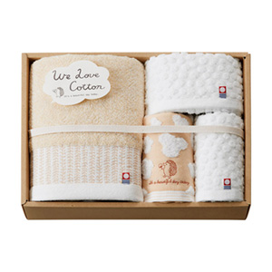WE LOVE COTTON タオルセット