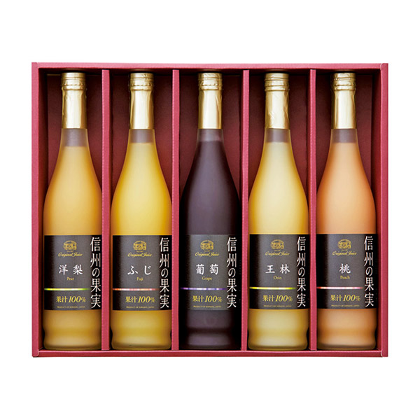りんご村からのおくりもの 信州産フルーツジュース詰合せ E