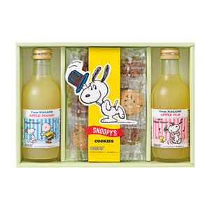 ジョイフルスヌーピー ジュース&クッキーセット