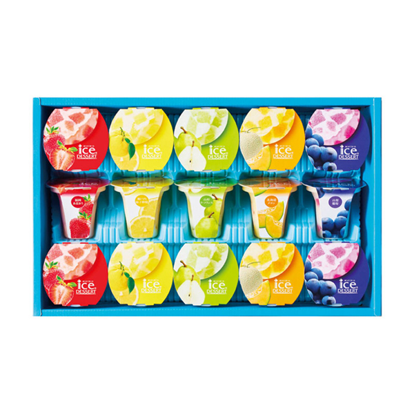 ひととえ 凍らせて食べるアイスデザート〜国産フルーツ入り〜 C