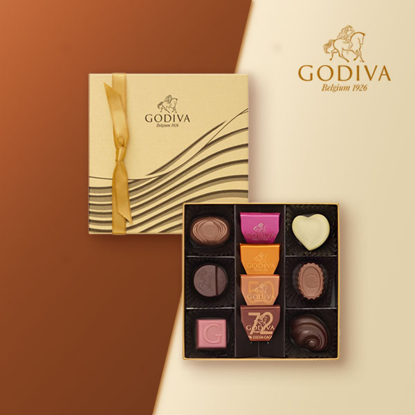 GODIVA ハート オブ ゴールド コレクション 8粒入