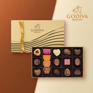 GODIVA ハート オブ ゴールド コレクション 20粒入