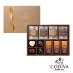 GODIVA クッキー＆チョコレート アソートメント(クッキー8枚 / チョコレート13粒)