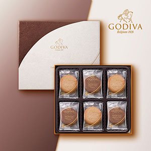 GODIVA ラングドシャクッキーアソートメント（18 枚入）