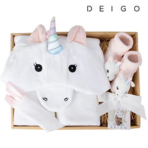 DEIGO ディーゴ (ユニコーン) フードタオル&ソックス ギフトセット 送料無料