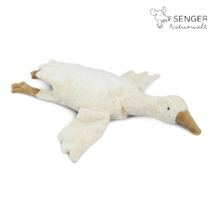 【SENGER Naturwelt-ゼンガーナチュウェルト】グース ホワイト（Cuddly animal Goose white Lサイズ）【正規品】