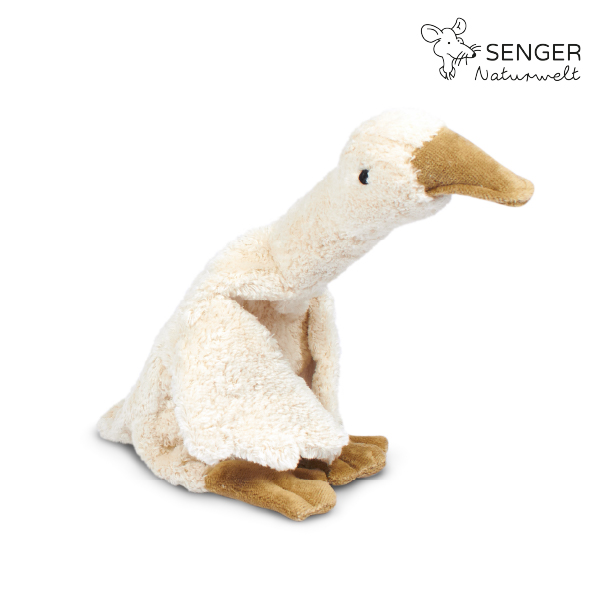 【SENGER Naturwelt-ゼンガーナチュウェルト】グース ホワイト（Cuddly animal Goose white Sサイズ）【正規品】
