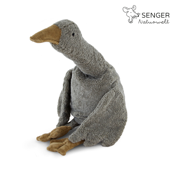【SENGER Naturwelt-ゼンガーナチュウェルト】グース グレー（Cuddly animal Goose grey vegan Lサイズ）【正規品】