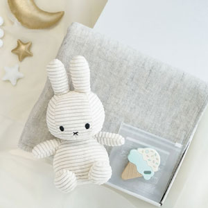 【5/8までの限定価格！】【Miffy Corduroy】ミッフィー お昼寝ギフトセット ホワイト