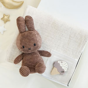 【5/8までの限定価格！】【Miffy Corduroy】ミッフィー お昼寝ギフトセット ブラウン