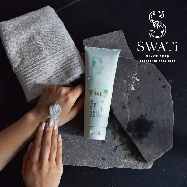 【SWATi】 ボディウォッシュ CLAY&SCRUB BODY WASH（TEA GRASS）