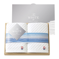 今治The WHITE（木箱）　フェイスタオル2P