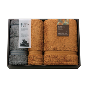 TEDDY ASH 〈テディアッシュ〉 バスタオル2P・フェイスタオル2P・ハンドタオル1P