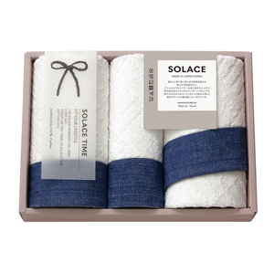 SOLACE〈ソラス〉 日本製 フェイスタオル2P・ハンドタオル1P