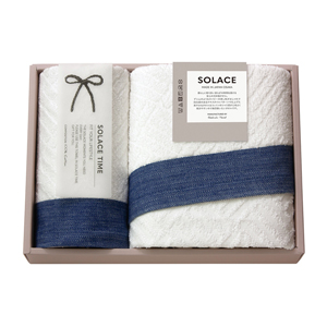 SOLACE〈ソラス〉 日本製 バスタオル1P・ハンドタオル1P