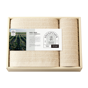 インセプション〈エコマーク認定〉 バスタオル1P・ハンドタオル1P