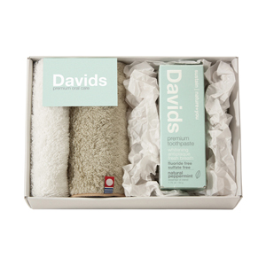 Davids〈ペパーミント〉 歯磨き粉とタオルハンカチ1P・ハーフハンカチ1P