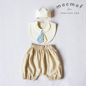 【mocmof モクモフ】男の子 おめかしギフトセット(マリン イエロー)