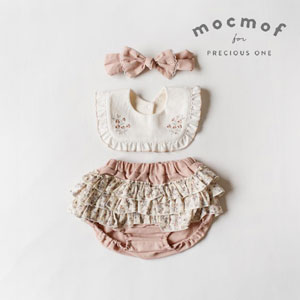 【mocmof モクモフ】おめかしギフトセット（フラワーピンク）