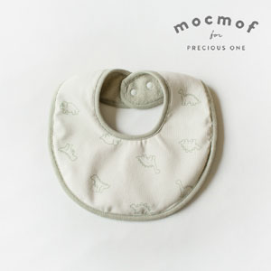 【mocmof モクモフ】お守りポケット付きスタイ（ミント）