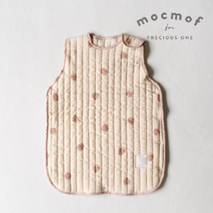 【mocmof モクモフ】モスリンガーゼイブルスリーパー（ピンク）