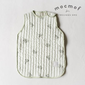 【mocmof モクモフ】モスリンガーゼイブルスリーパー（ミント）