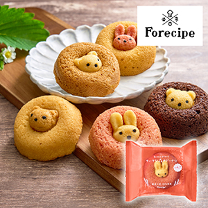 【送料無料】フォレシピ ちいさな森のドーナツ うさぎイチゴ【出産内祝い】