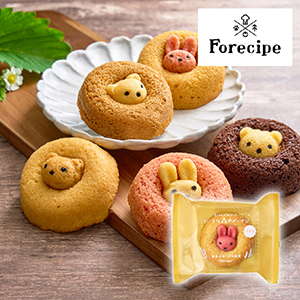 【送料無料】フォレシピ ちいさな森のドーナツ うさぎバナナ【出産内祝い】