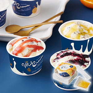 【送料無料】フルーツパーラーのジャムで味わう生乳アイス ミルクラウン 山口県産せとみ【出産内祝い】