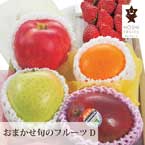 【送料無料】直送│ホシフルーツ おまかせ旬のフルーツBOX Ｄ【出産内祝い用】