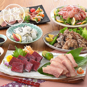 【送料無料】産地直送グルメ│下関鯨屋 日新丸 鯨の詰合せ（6種）【出産内祝い】