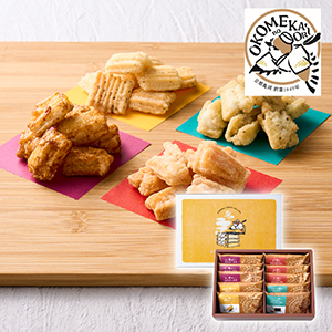 OKOMEnoKAORI 手揚げ京あられ 10袋【出産内祝い】