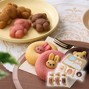 クマ型フィナンシェ&アニマルドーナツ 9個【出産内祝い】