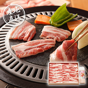 【送料無料】産地直送グルメ│さくらポークバラ焼肉&岩塩【出産内祝い】