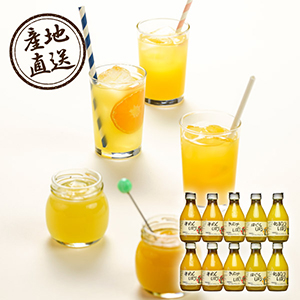 【送料無料】産地直送グルメ│伊藤農園 100%ピュアジュース4種飲み比べ10本【出産内祝い】